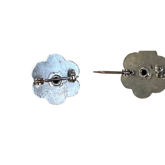 Vintage Rhinestone Flower Pins A74 - Picture 2 of 3